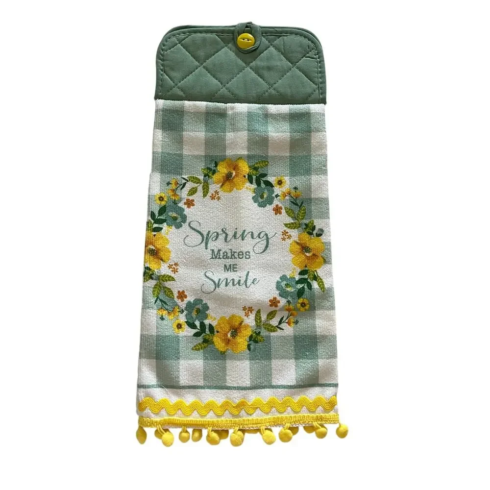 Seasonal Bundle 4 Hanging Towels Handmade Spring Summer Fall Winter